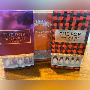 Nail Dashes, 3 sets. Brand new in boxes.